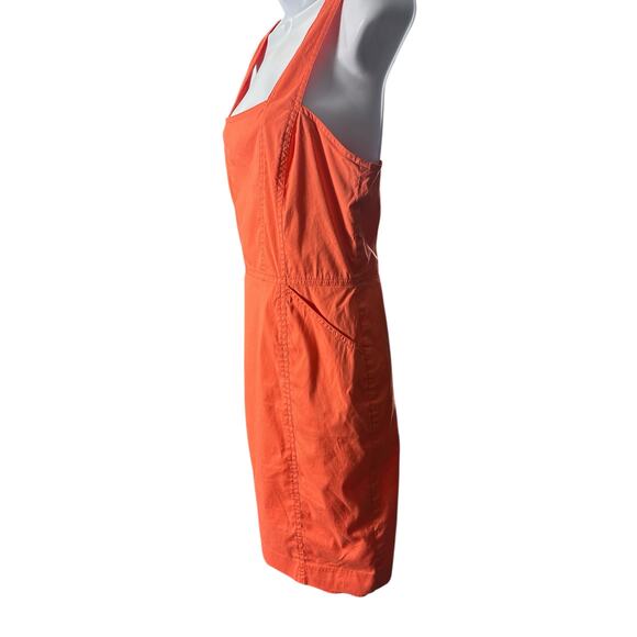 BEBE‎ Y2K Orange Cotton-Blend Square Neck Mini
Dress Size 10 - Picture 3 of 5